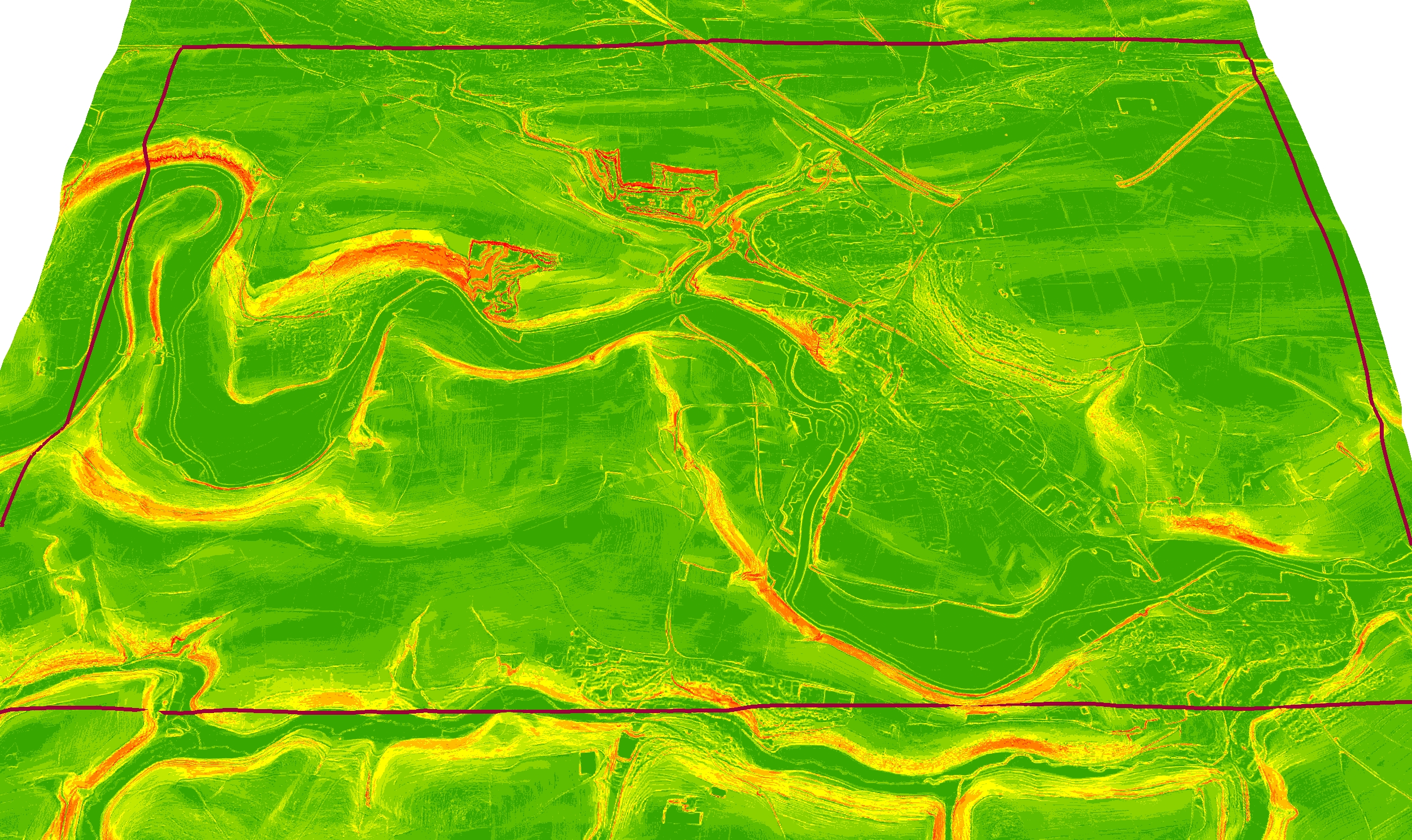 Slope classification from DTM